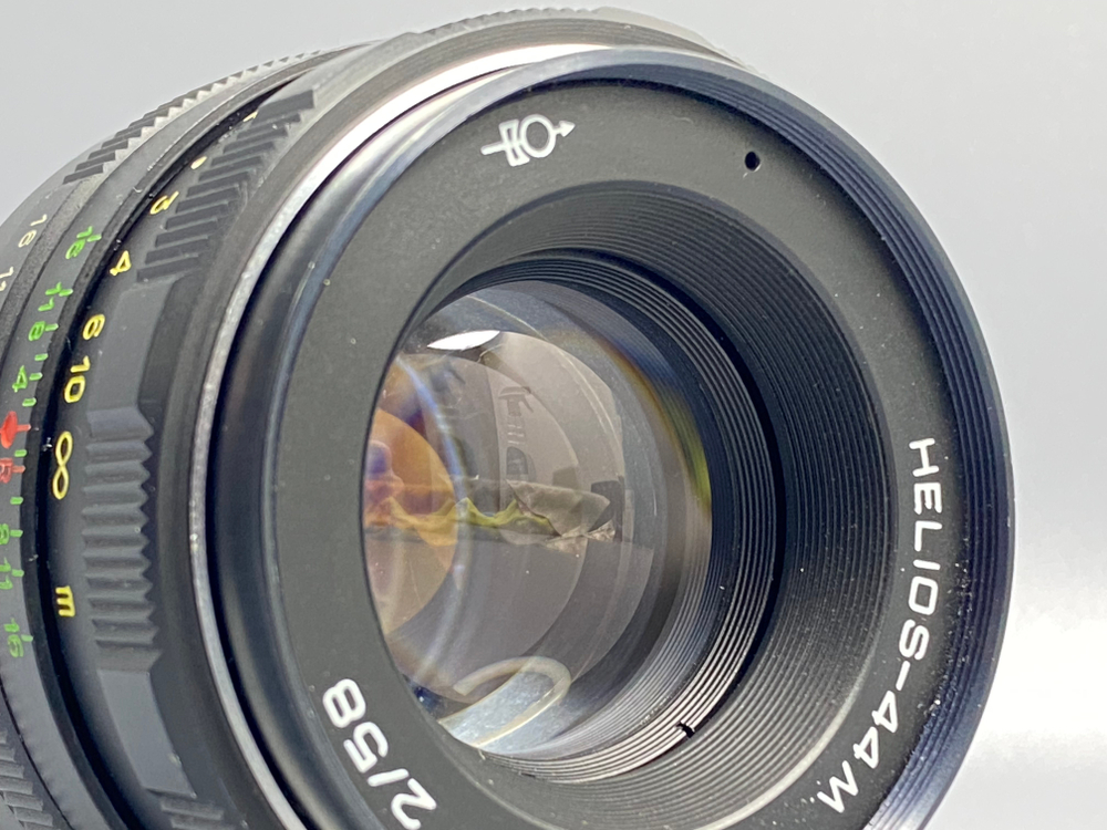 Helios-44M Свободный ход кольца диафрагмы