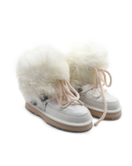 Кожаные угги blurred glossy EMU Australia - белый(W12812)