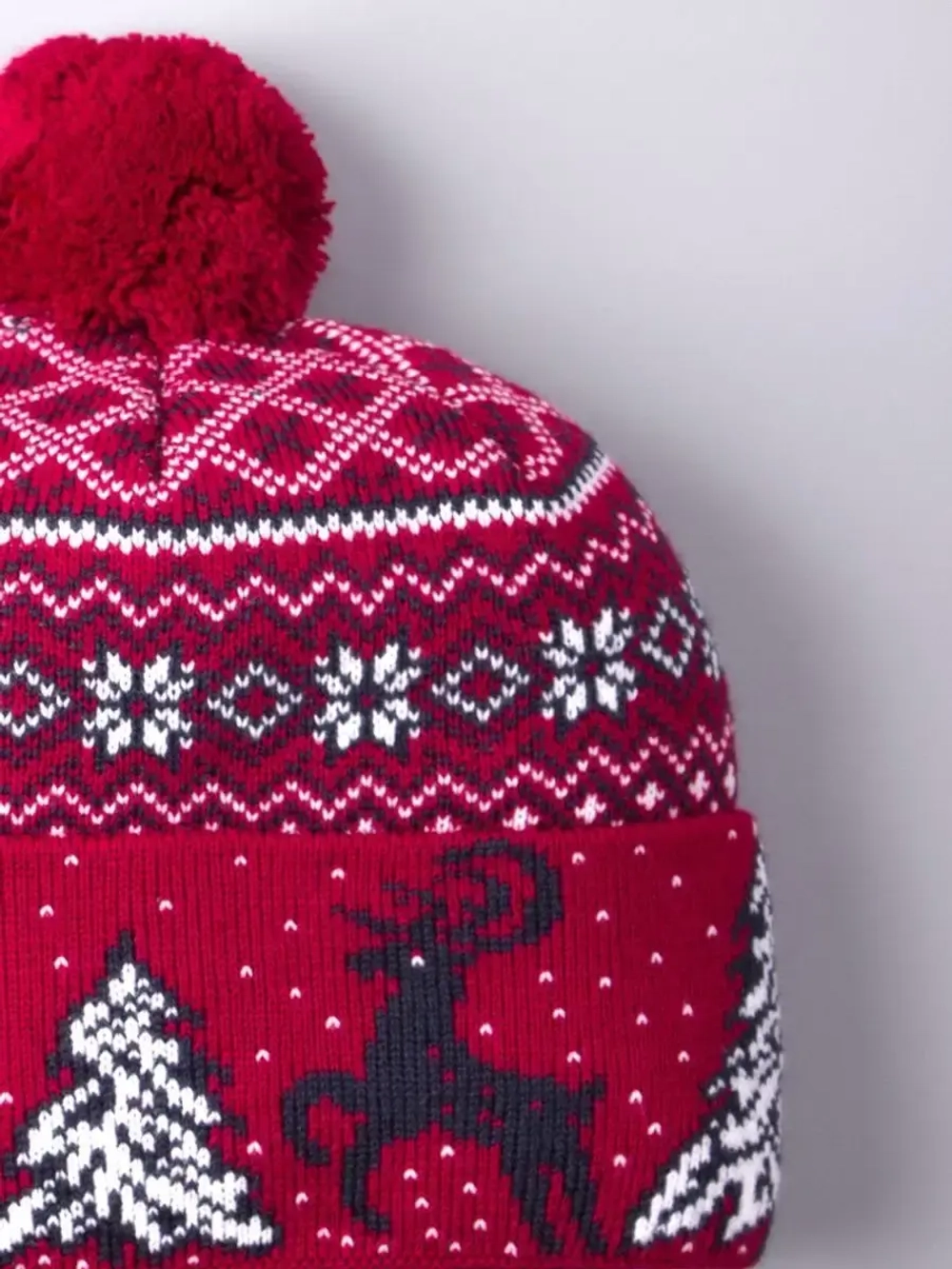 Шапка зимняя вязаная детская