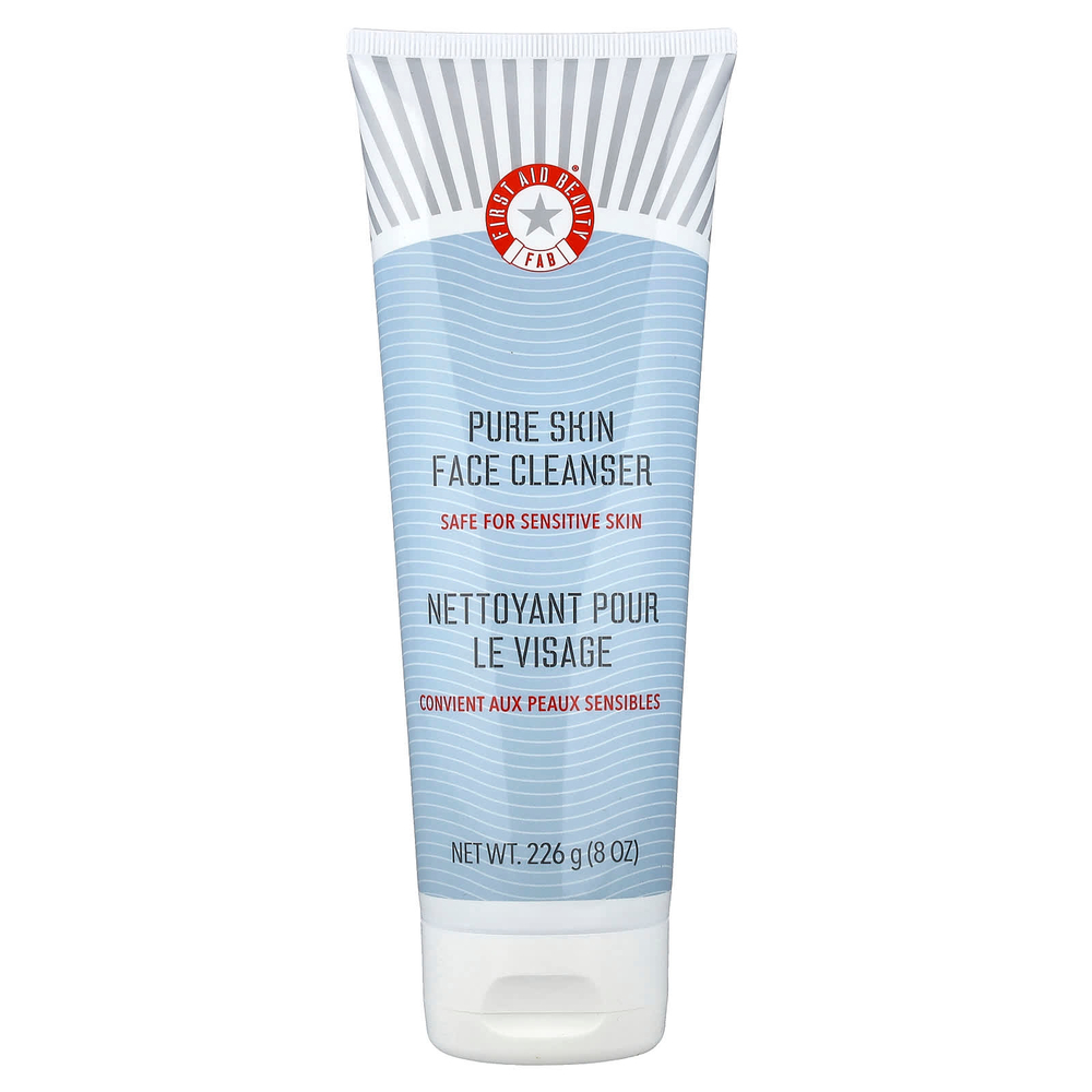 First Aid Beauty, Pure Skin, очищающее средство для лица, 226 г (8 унций)