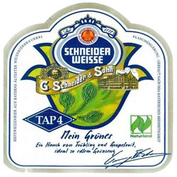 Пиво Schneider Weisse TAP 4 Mein Grunes Пиво Schneider Weisse TAP 4 Mein Grunes