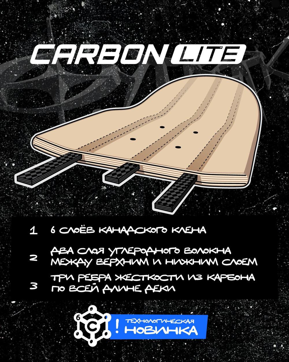 Дека Футворк Carbon Lite