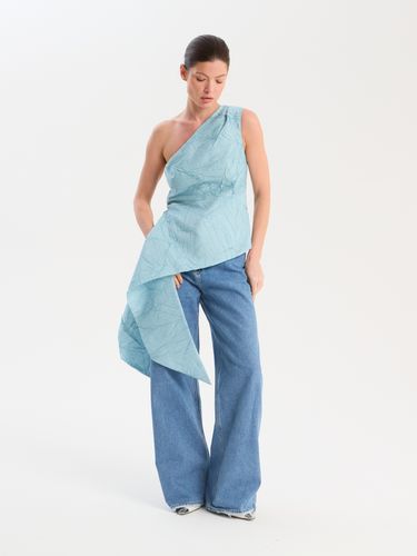 Топ фактурный на 1 плечо