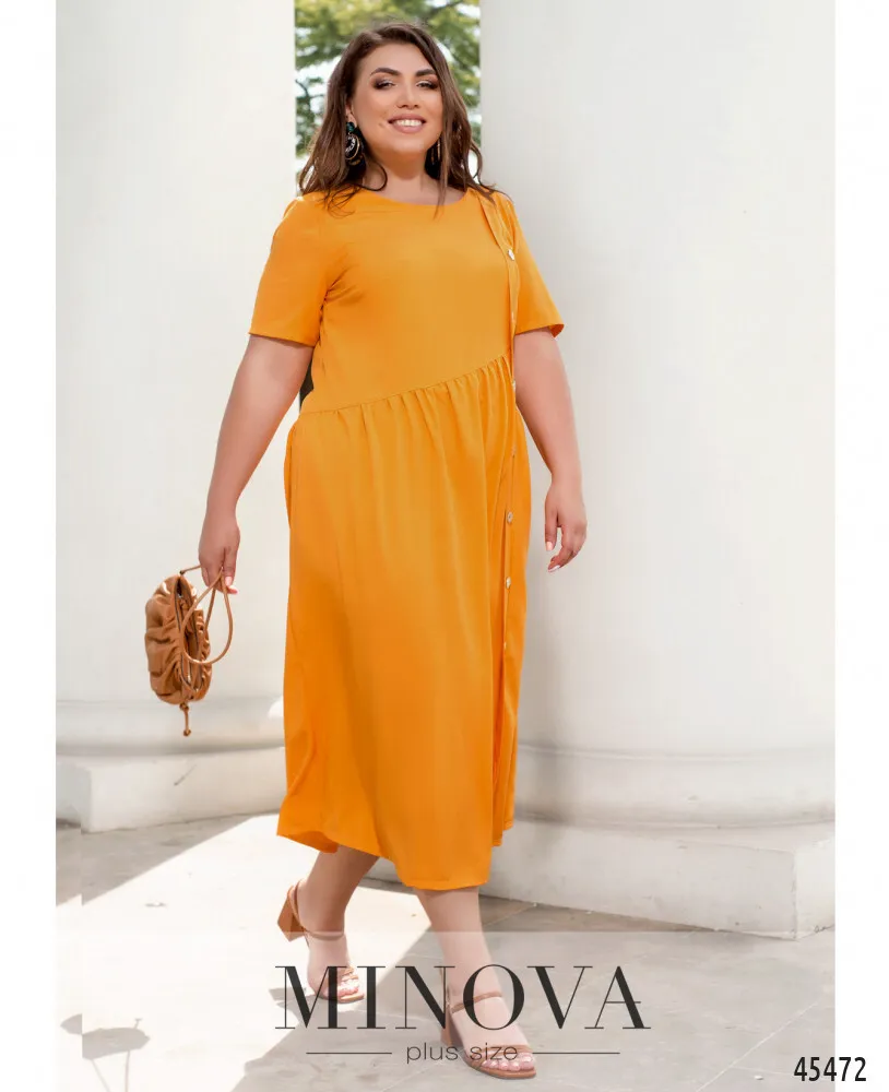Платье 8-311-горчица Minova