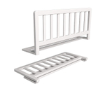 Бортик для кровати белый воск