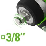 Гайковерт ударный акк. Greenworks G24IW200, 24V,б/щет, 3/8'', 200Нм, 1х2Ач,ЗУ,кор (3803607CUA)