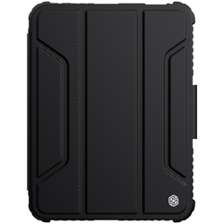 Чехол книжка от Nillkin для планшета iPad Mini 6 с 2021 года и iPad Mini 7 с 2024 года, серия Bumper Pro, с защитной шторкой для камеры