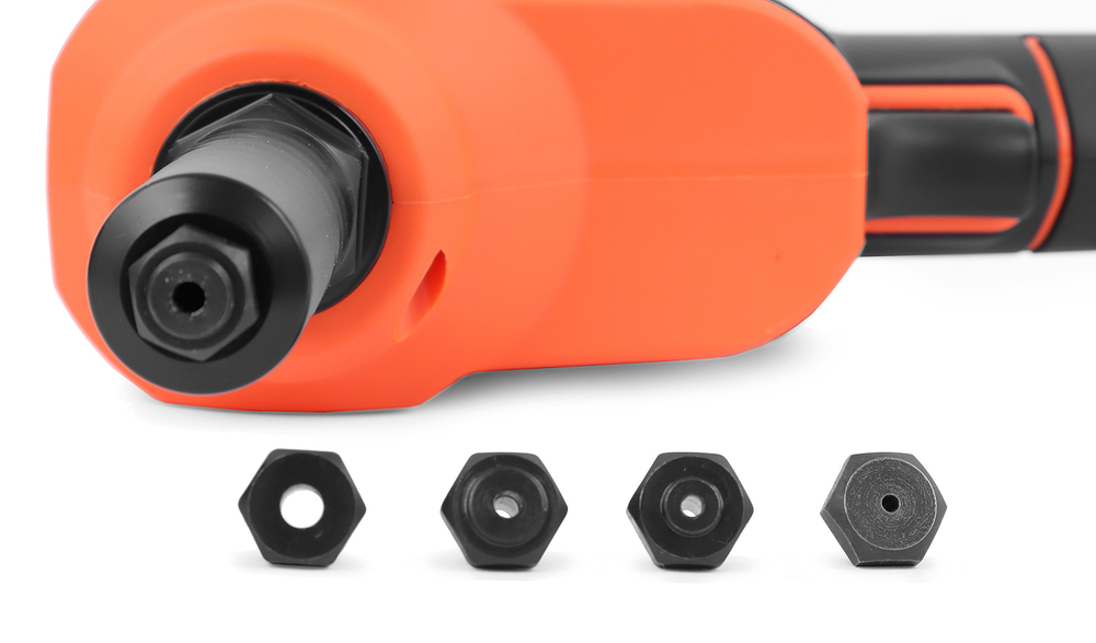 Аккумуляторный вытяжной заклепочник MESSER CQ-60025 (модель 2021 года) от 2,4 до 6,4 мм