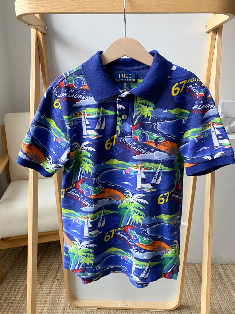 Хлопковое поло Ralph Lauren, 128