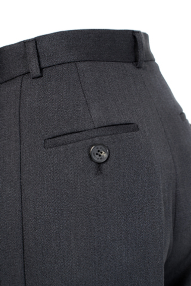 “New money” Широкие брюки из натуральной шерсти.