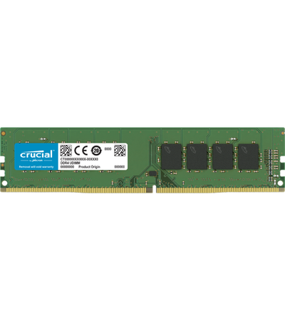 Crucial by Micron DDR4 8GB 3200MHz UDIMM (PC4-25600) CL22 1.2V (Retail), 1 year