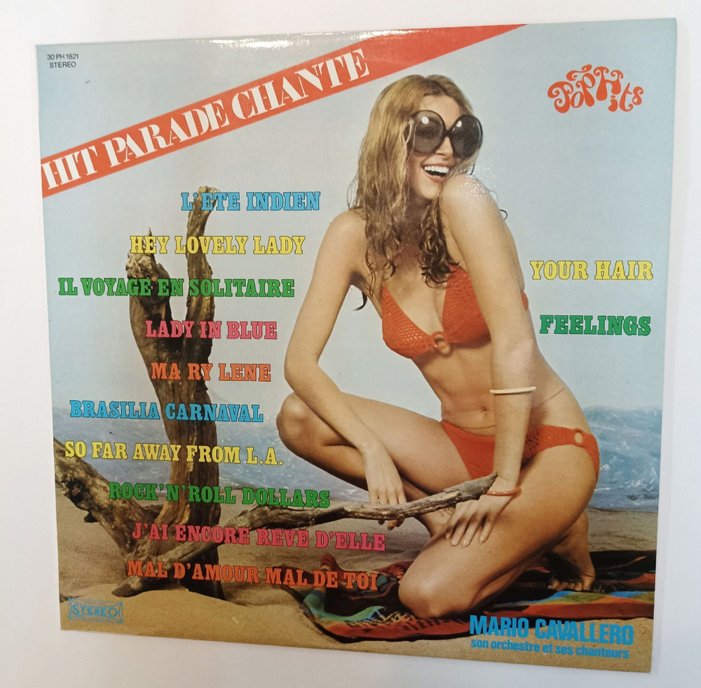 Винтажная виниловая пластинка LP Mario Cavallero Son Orchestre Et Ses Chanteurs Hit Parade Chante Pop Hits Vol. 21 (France 1975)