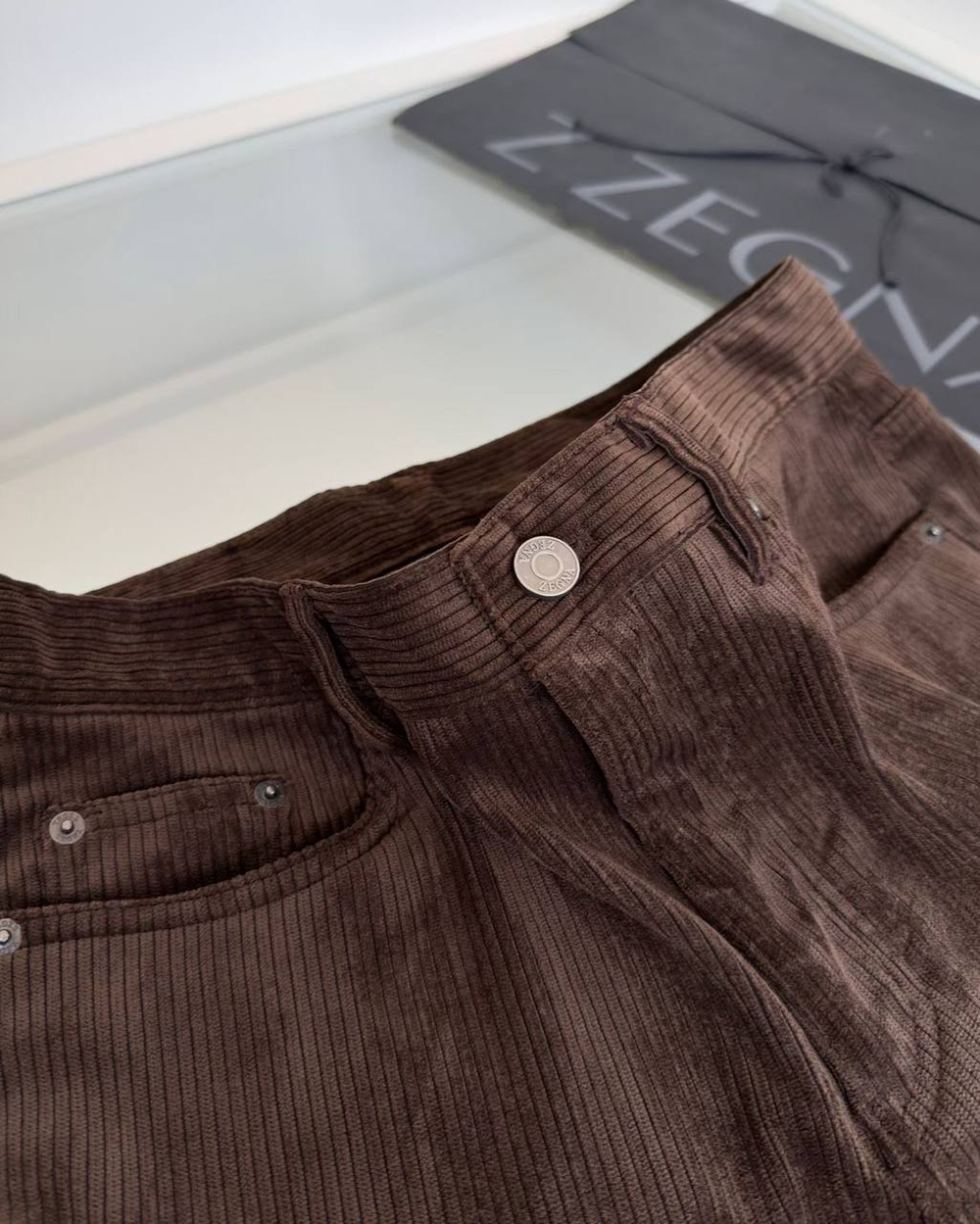 Вельветовые брюки Zegna