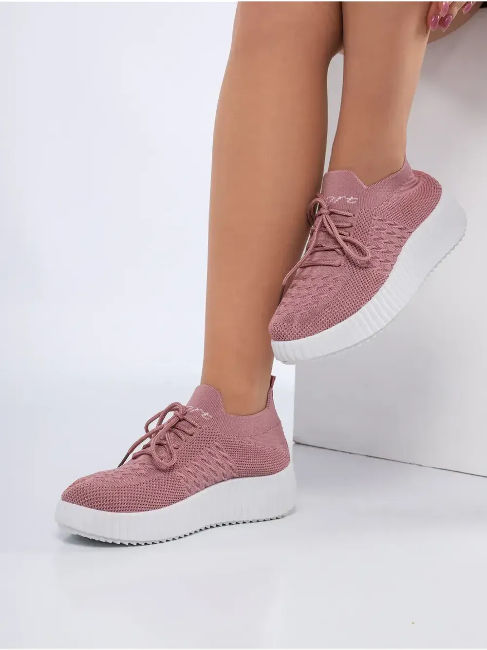 Слипоны на высокой подошве мокасины летние текстильные