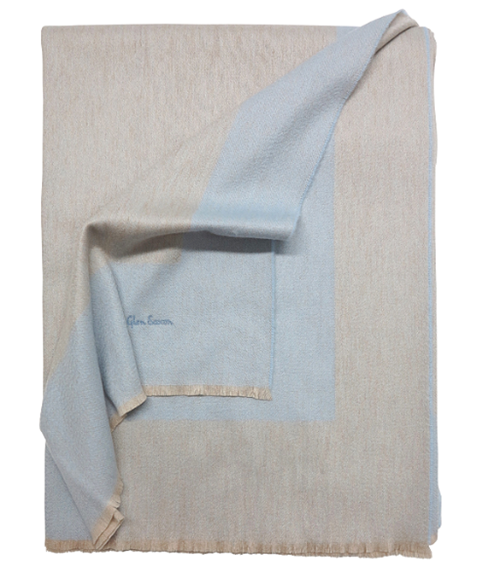 Плед 150х200 Glen Saxon Border B24 Sand Stone Opal