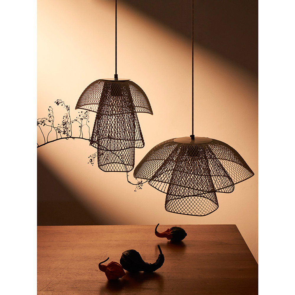 Светильник подвесной vinger, D28х37 см, белый/бежевый/золотой