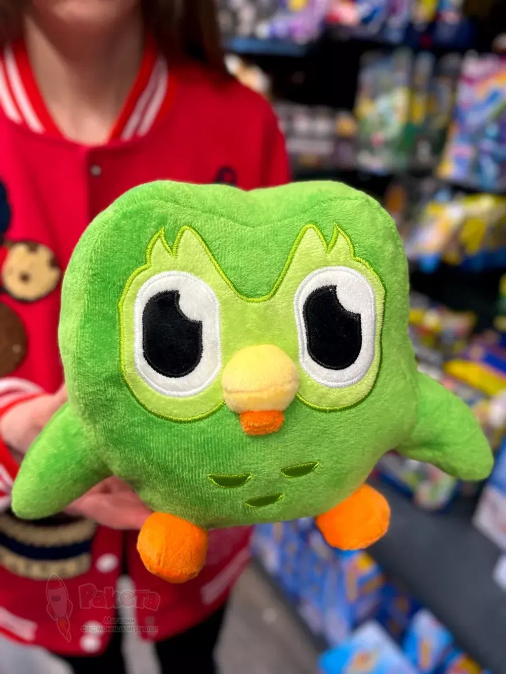 Мягкая игрушка Дуолинго Дуалинго Сова Pou Поу Пу По из игры