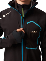 КУРТКА МУЖСКАЯ RAIN JACKET 25K WR / 35K MVP | BLACK SKYBLUE