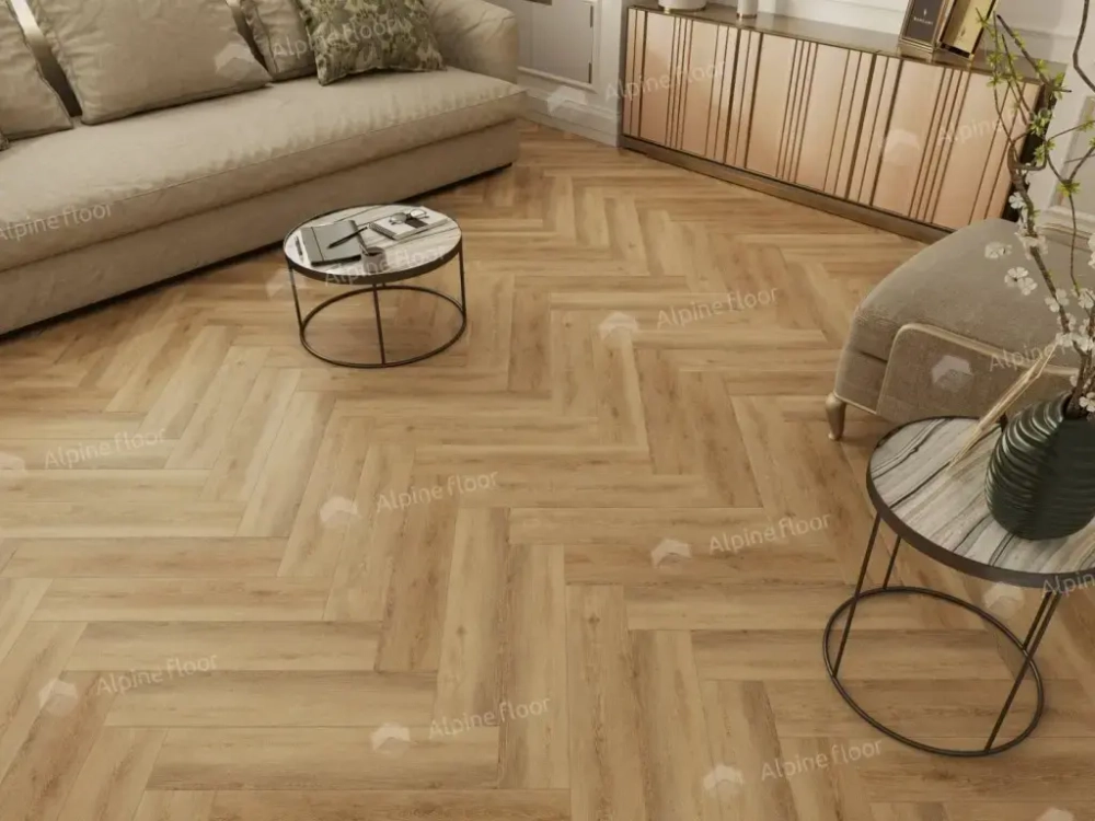 Каменно-полимерная плитка Alpine Floor Parquet Light Дуб Буна ЕСО 13-30
