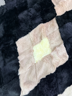 Покрывало меховое ковер из шкуры овчины