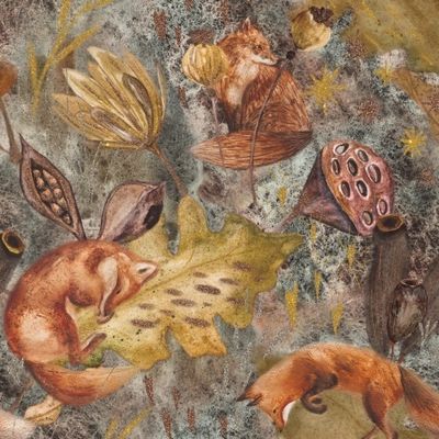 Осенние лисы