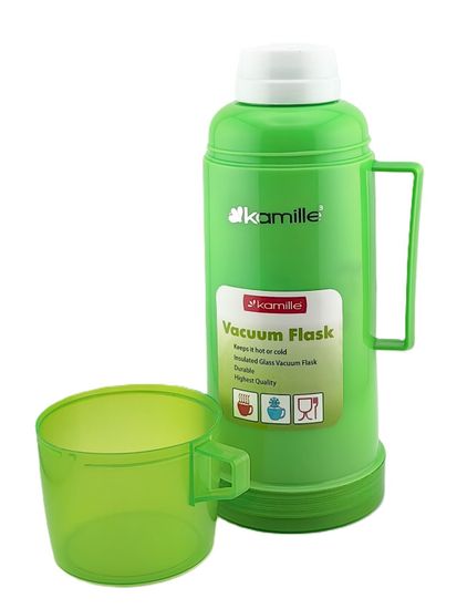 Термос 600 мл. со стеклянной колбой Kamille KM 2071 пластиковый корпус