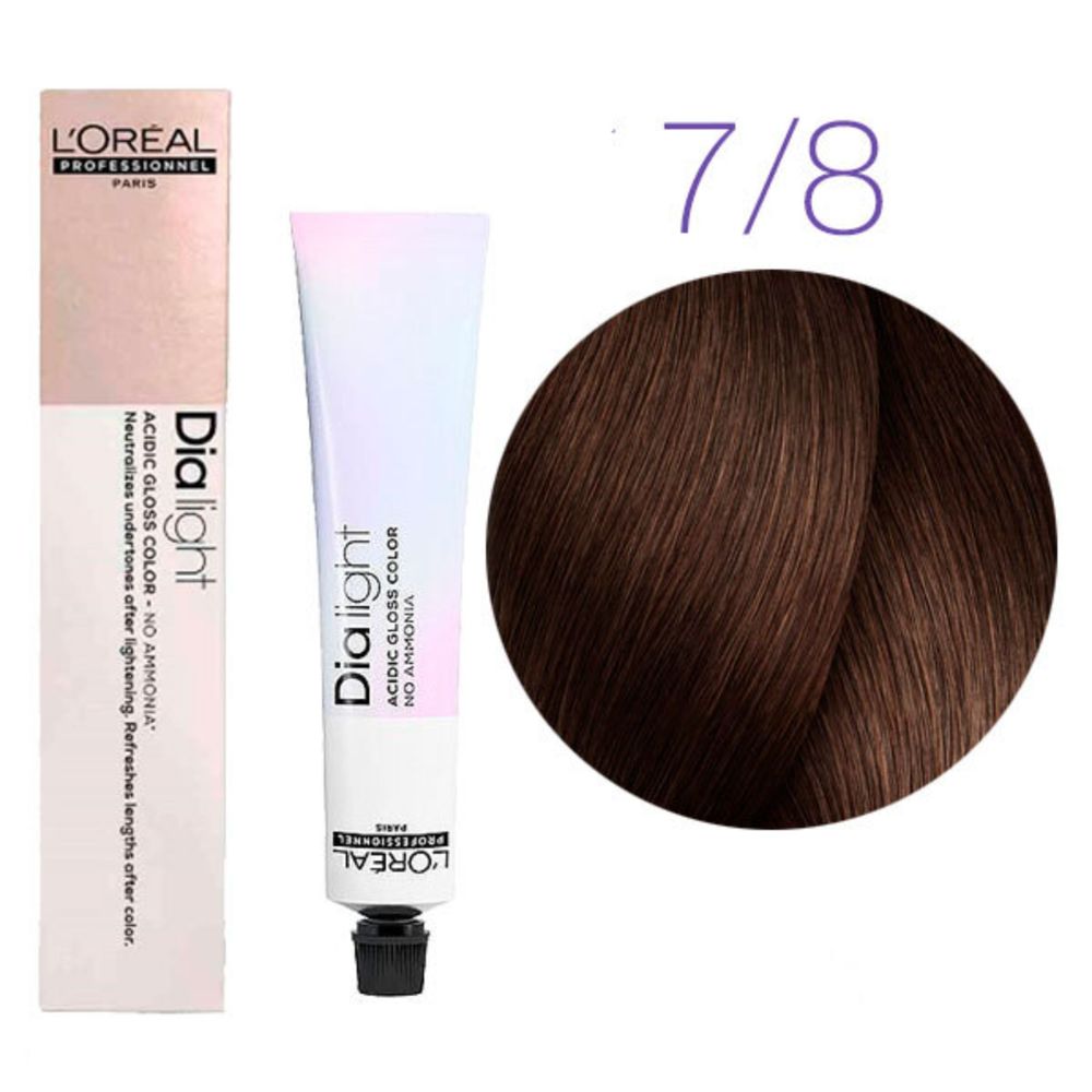 L&#39;Oreal Professionnel Dia Light 7.8 блондин мокка 50 мл