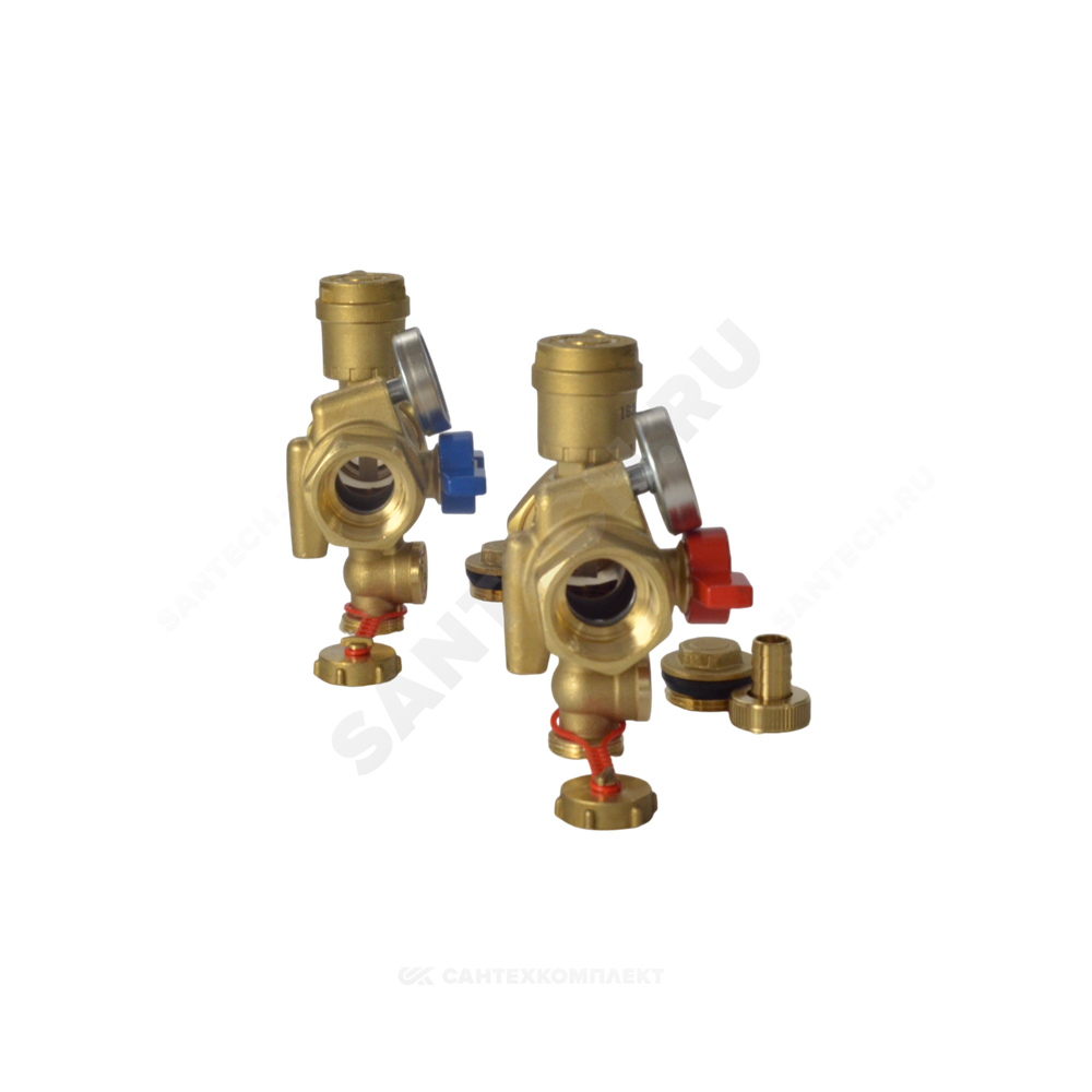 Комплект многофункциональных кранов ВР/НР Ду1" R269T Giacomini R269TY035