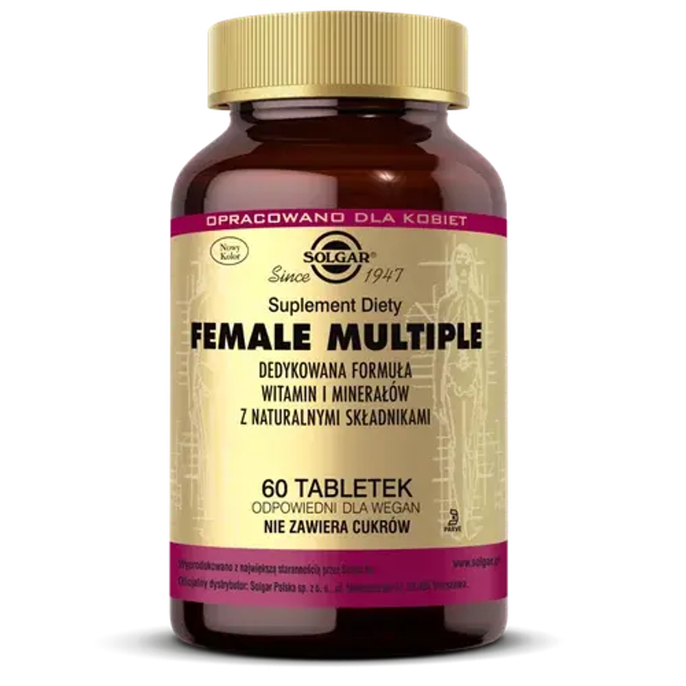 Solgar Female Multiple - диетическая добавка, 60 таблеток