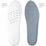 Стельки для обуви АНАТОМИЧЕСКИЕ С СУПИНАТОРОМ, материал PU PRO, размер RU 35-39 / EU 36-40, с линиями выреза, SHEGRA (ШЕГРА), 700740