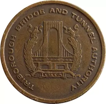 Жетон «Triborough Bridge And Tunnel Authority Token» США