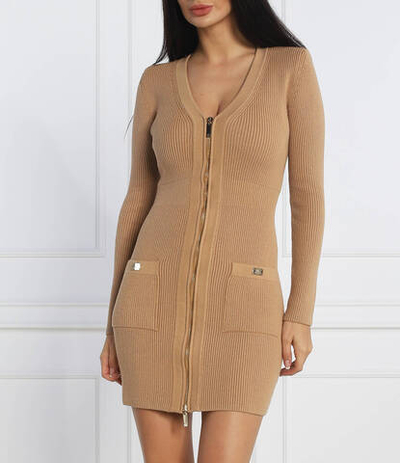 платье Elisabetta Franchi - светло-коричневый(AM65T26E2)