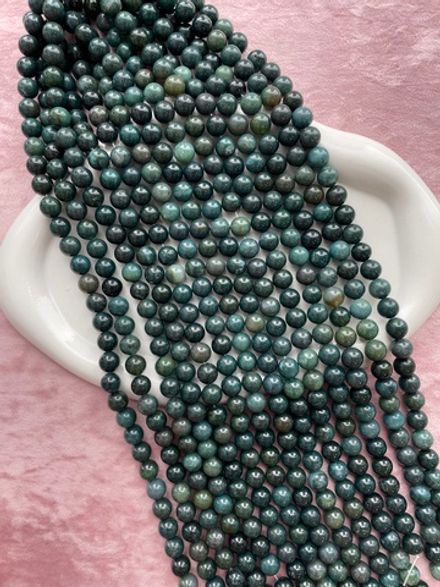 Нить бусин из агата 10,5мм