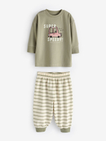 Пижама для мальчика Next K98-606, 3 шт., Хаки, Бежевый, Голубой