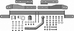 Фаркоп с оцинк. шаром Citroen Berlingo L1,L2 2008-2018, 2018-, Peugeot Partner L1,L2 2008-2018, 2018-, Opel Combo L1 2018-, Peugeot Rifter L1 2019-, Toyota Proace City L1 2019-, FIAT Doblo L1 2022- кр, (без электрики, паспорт и сертификат в комплекте) Motodor.91601-A