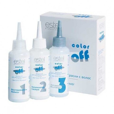 ESTEL PROFESSIONAL Color Off Кислотная смывка без цвета 3 х 120 мл