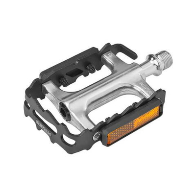 Педали вело FP-975 Feimin 9/16" алюм/сталь чёрно-серебр/360086