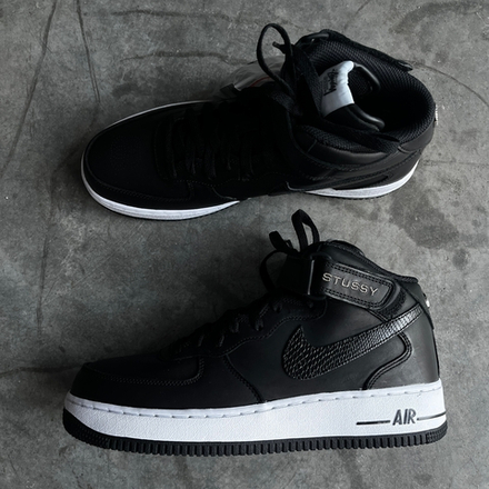 Nike Air Force 1 Mid Stussy - Black
