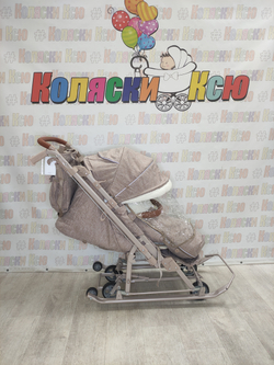 Санки-коляски "Ника детям 7-8K" бежевый