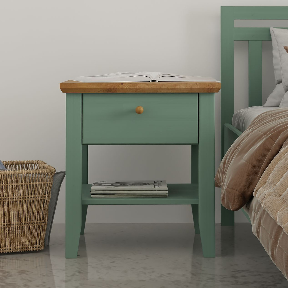 Прикроватная тумба Саргас из натурального дерева