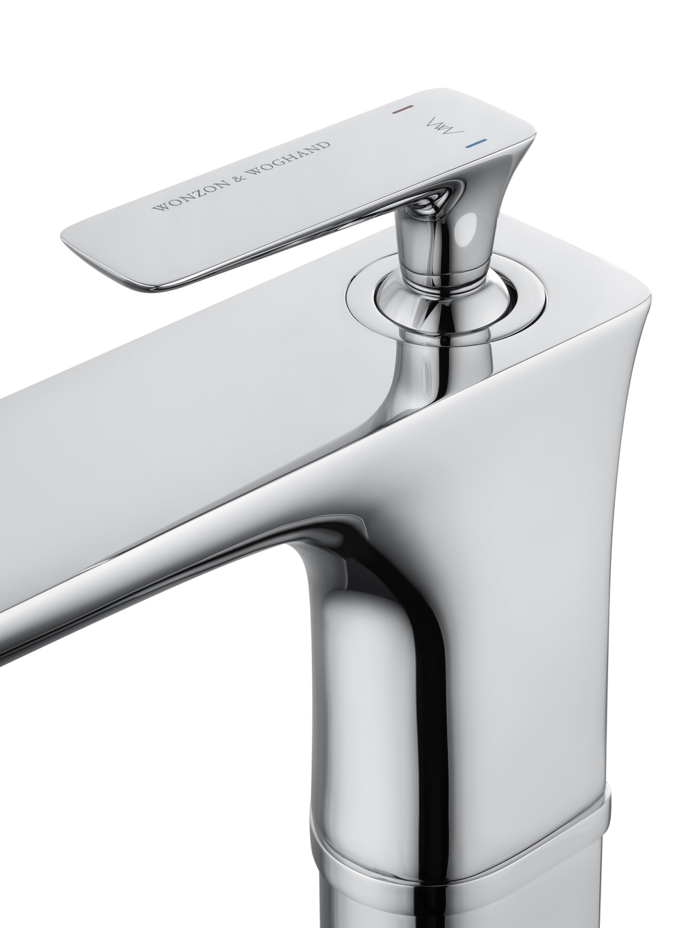 Смеситель для раковины высокий WONZON & WOGHAND SHARK, Хром (WW-481104-CR)