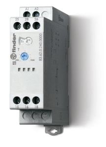 Модульный таймер  83.62.0.240.0000 (836202400000)  24-240В AC/DC. 2 перекидных контакта 8A. (BI) задержка отключения по питанию