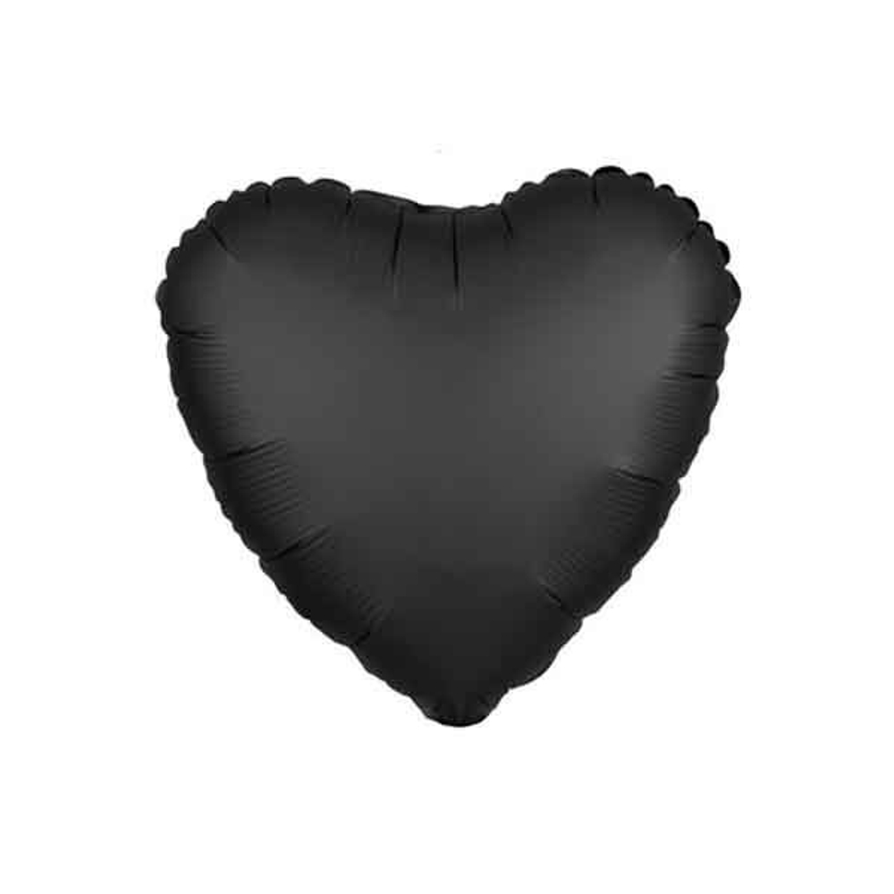 А Б/РИС СЕРДЦЕ 18" Сатин Onyx