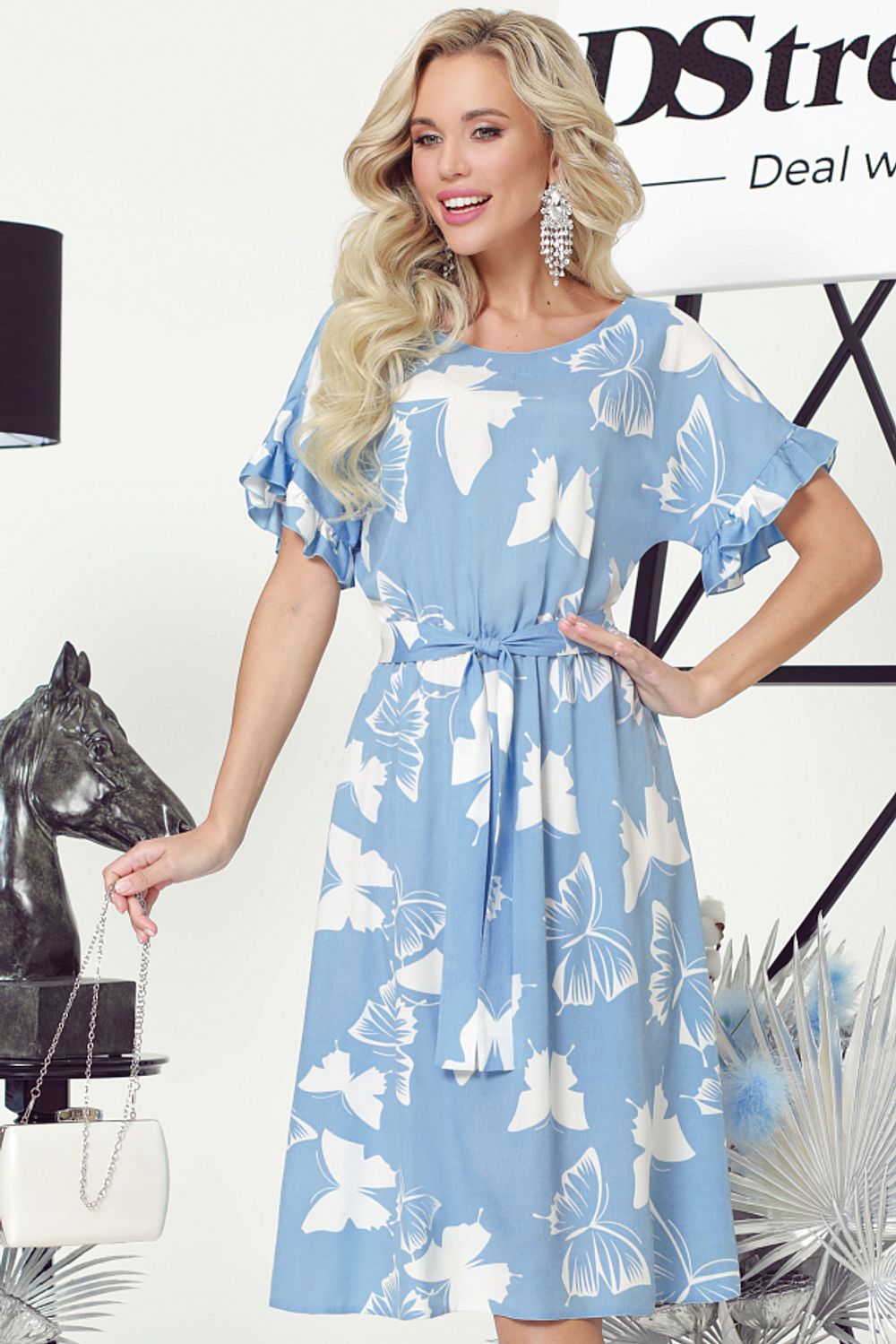 Платье Уметь мечтать, скай DStrend (Акция)