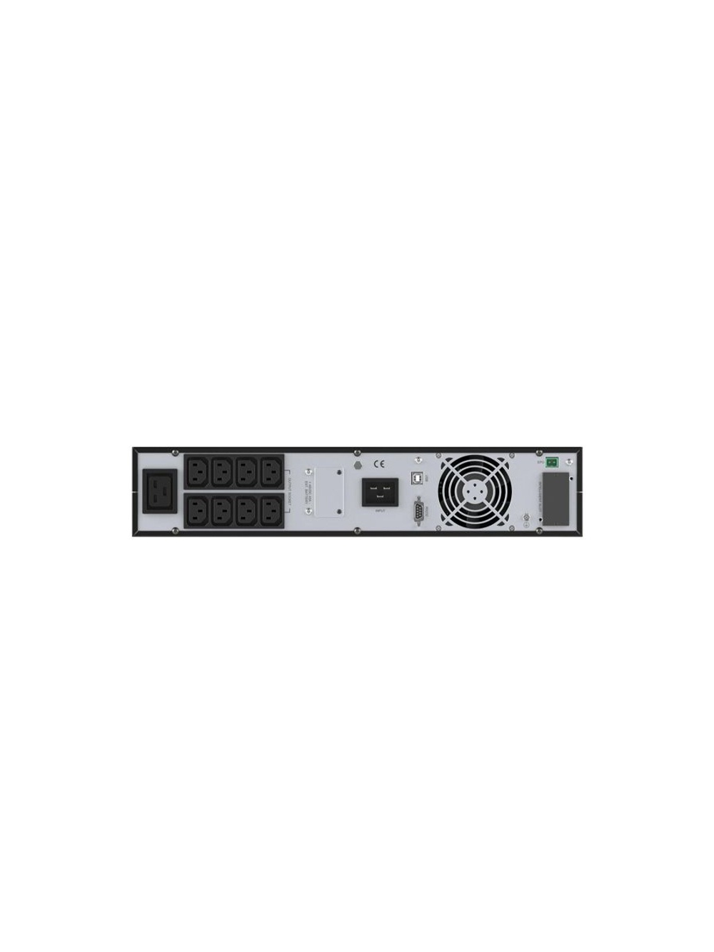 Источник бесперебойного питания Онлайн для Small Rackmount 2000 ВА/1800Вт 1/1 8xIEC C13 EPO USB RS-232 Rack 2U 4х9А.ч DKC SMALLR2A5I