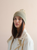Шапка вязаная-резинка весенняя/осенняя хлопковая КЭП(Хакки)