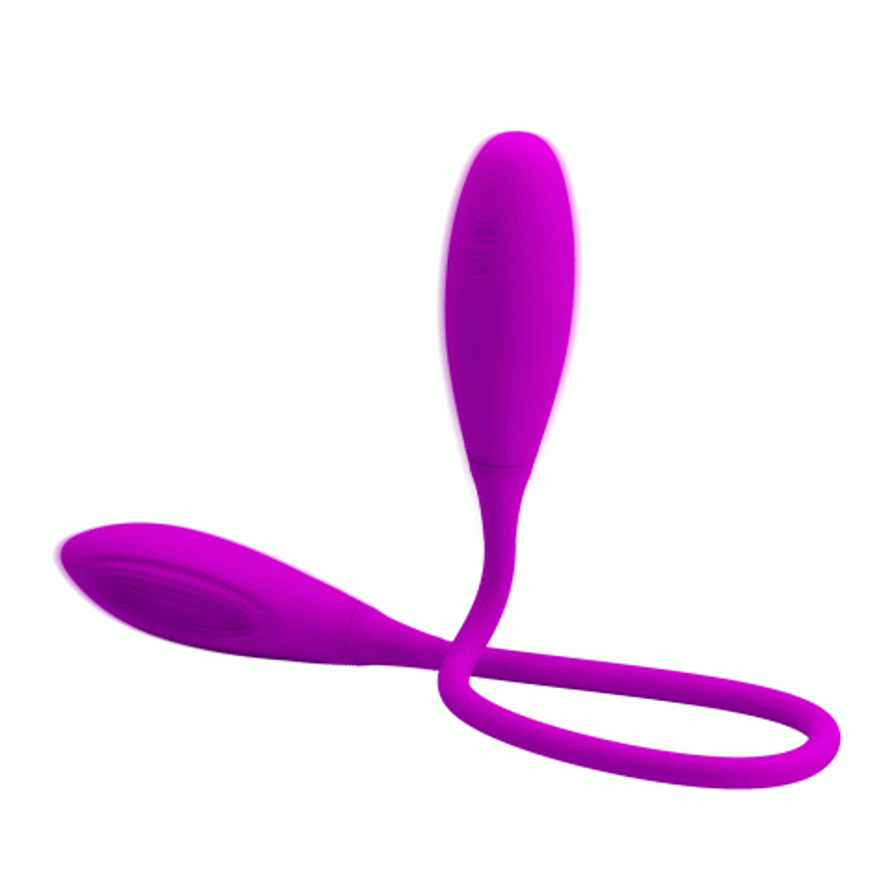 Универсальный двусторонний вибростимулятор "Snaky Vibe"
