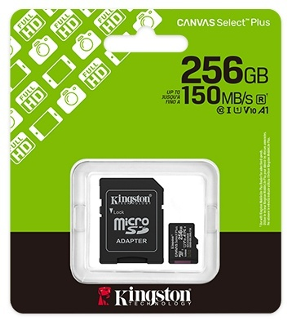 Карта памяти Kingston microSDXC SDCS3/256GB 256 Гб