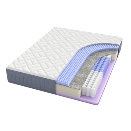 Матрас BuyMassage, 23 см, средняя жесткость, независимые пружины