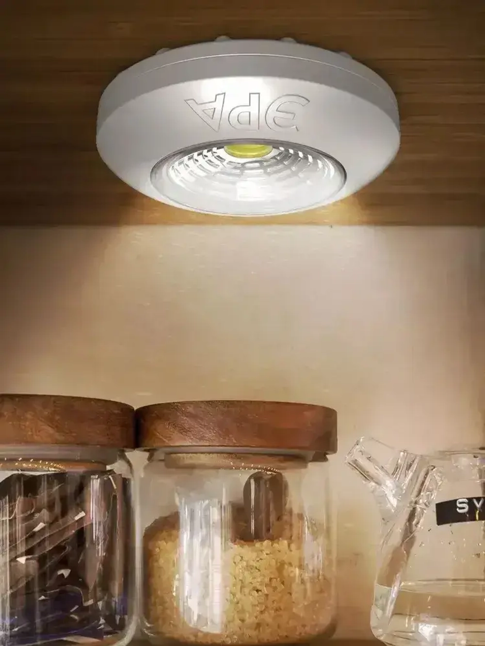 Фонарь светодиодный ЭРА SB-503 Аврора пушлайт мощный на липучке на батарейках